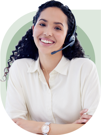 woman in the call center